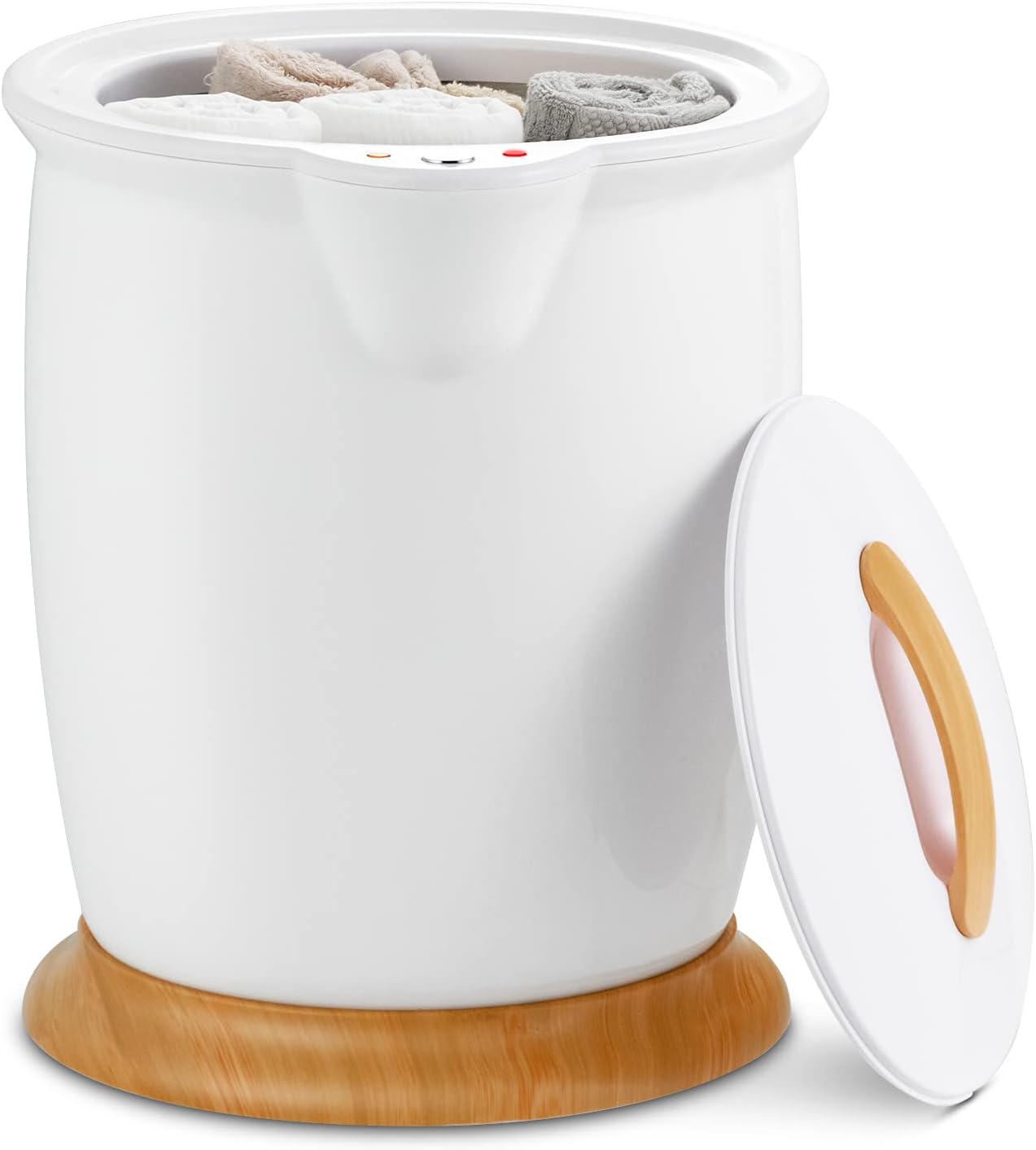 Tangkula Towel Warmer Bucket, 20L Luxury Towel Warmer with Fragrance Holder