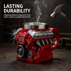 🔥LAST DAY 49% OFF🔥-Retro Engine Coffee Mug, V8 Engines Stainless Steel Cup