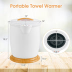 Tangkula Towel Warmer Bucket, 20L Luxury Towel Warmer with Fragrance Holder