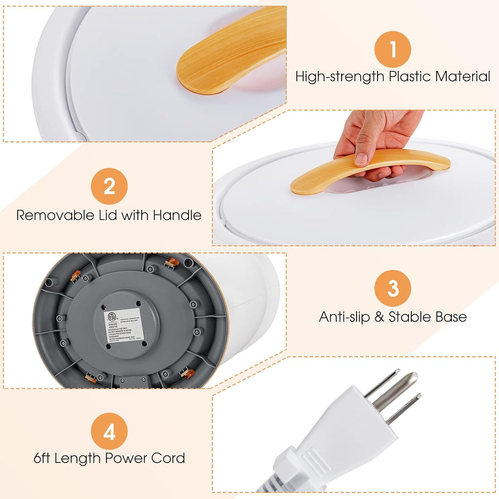 Tangkula Towel Warmer Bucket, 20L Luxury Towel Warmer with Fragrance Holder