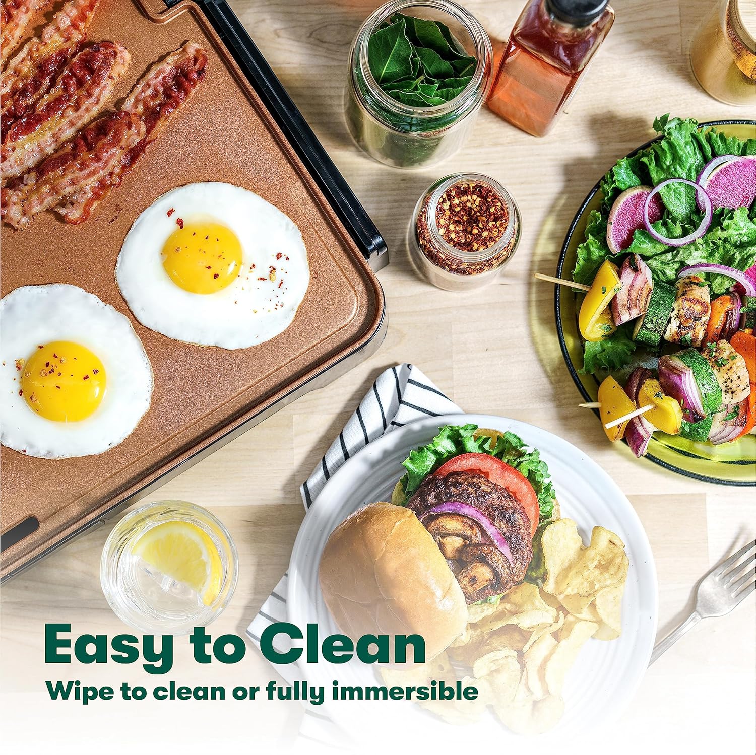 bella XL Electric Ceramic Titanium Griddle