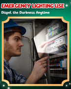 Rechargeable LED work light/BBQ light with magnetic base, 5 modes, 360° rotation